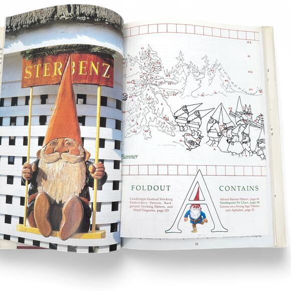The Gnomes Book of Christmas Crafts by Carol Endler Sterbenz Hardcover Book 1980 - Picture 5 of 8